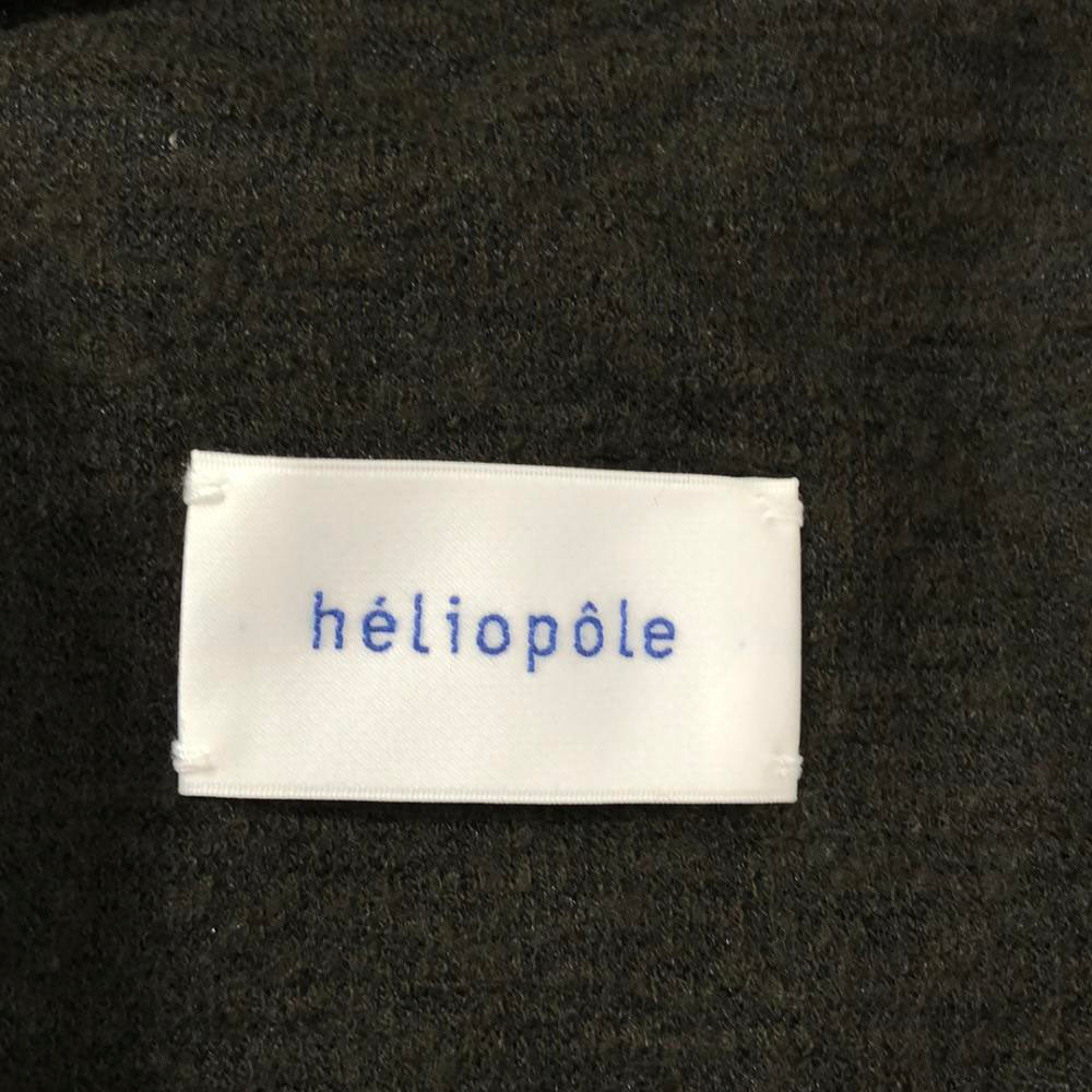 heliopole エリオポール 日本製 シャツジャケット 上下 セットアップ 46 カーキ メンズ