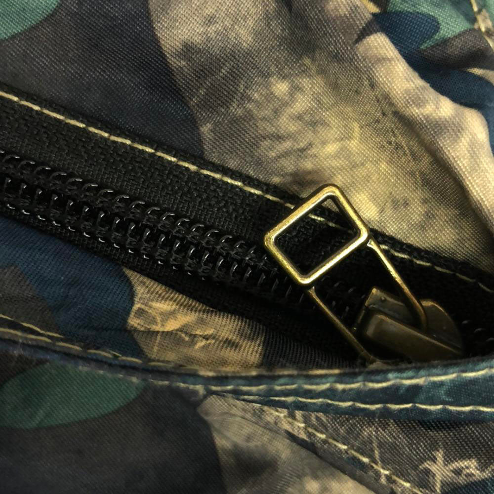 ボンファイア スノーボード 総柄 ワッペン ジャケット L グリーン系 裏メッシュ メンズ