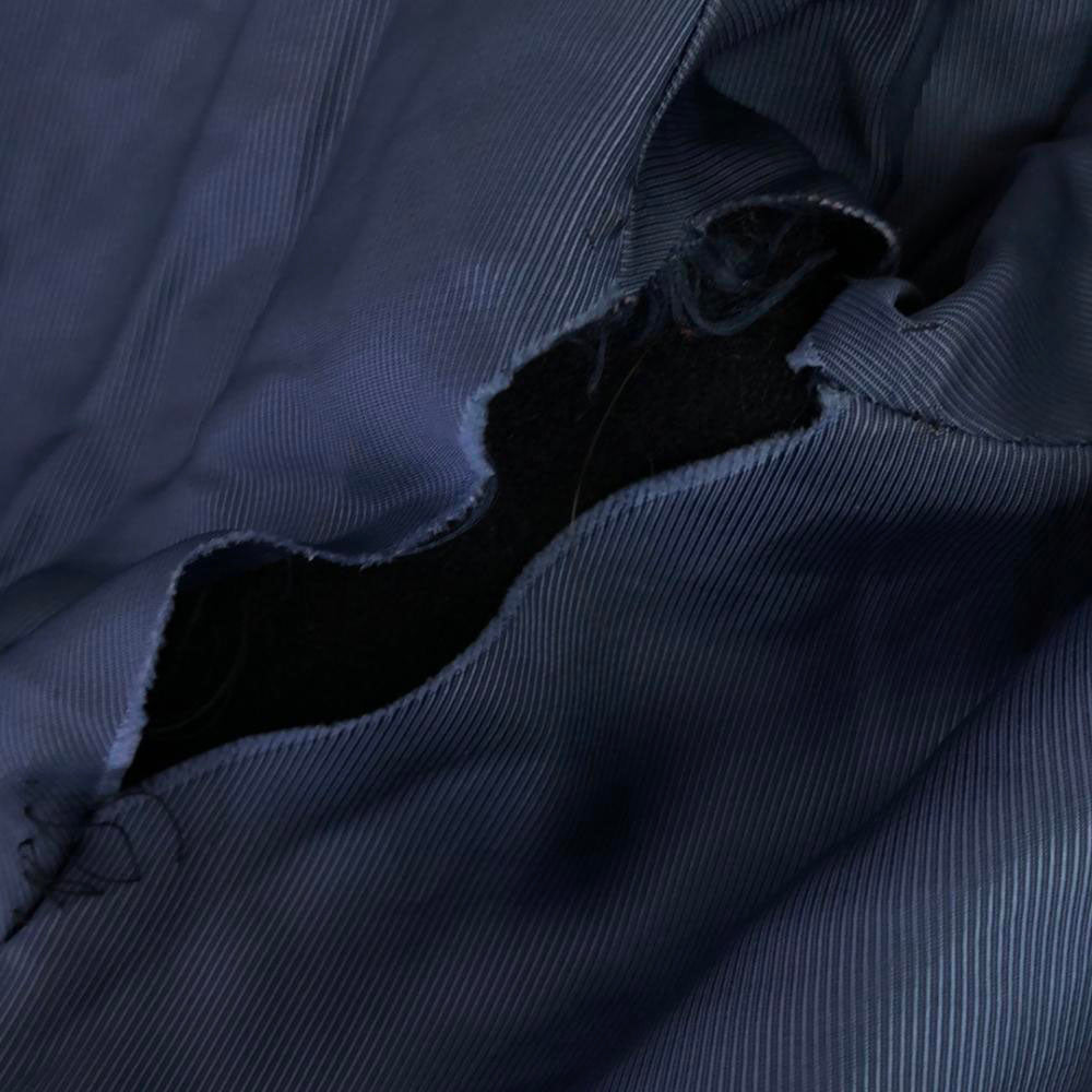 Kirin Lemon キリンレモン ジャパンヴィンテージ ワッペン ジップジャケット 小 ネイビー バック刺繍 キリンレモン エルボーパッチ メンズ