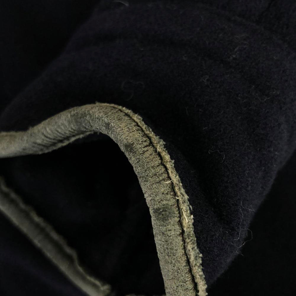 Kirin Lemon キリンレモン ジャパンヴィンテージ ワッペン ジップジャケット 小 ネイビー バック刺繍 キリンレモン エルボーパッチ メンズ