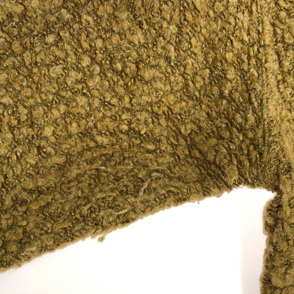 niche. ニッチ 日本製 7分袖 ニット ブラウン系 セーター レディース