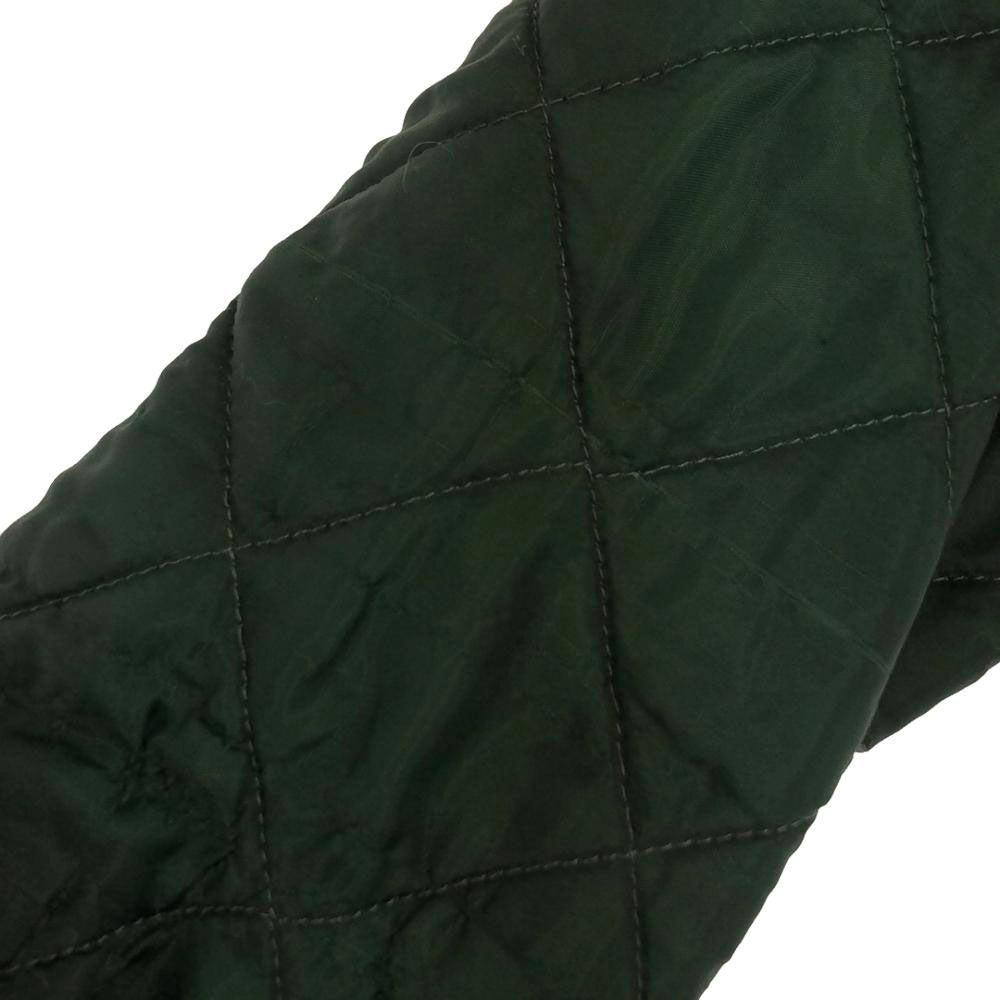 LAVENHAM ラベンハム イギリス製 キルティング ナイロンジャケット 38 グリーン メンズ