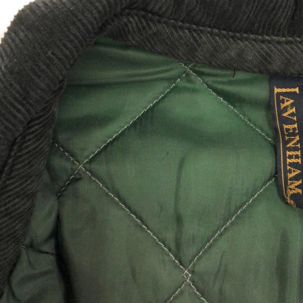 LAVENHAM ラベンハム イギリス製 キルティング ナイロンジャケット 38 グリーン メンズ