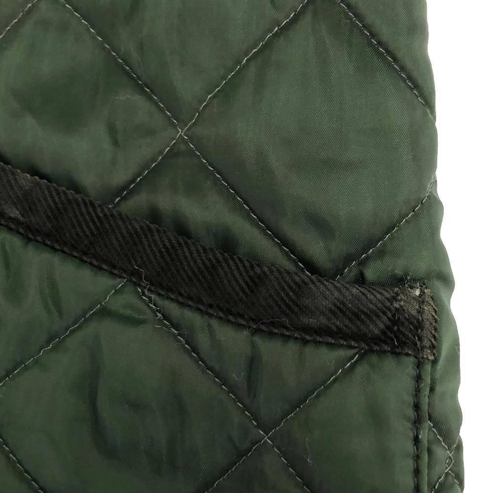 LAVENHAM ラベンハム イギリス製 キルティング ナイロンジャケット 38 グリーン メンズ