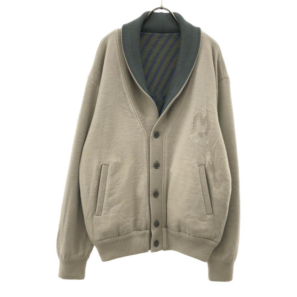 ミラショーンゴルフ 日本製 ゴルフ 長袖 リバーシブル カーディガン 4 ベージュ系 メンズ