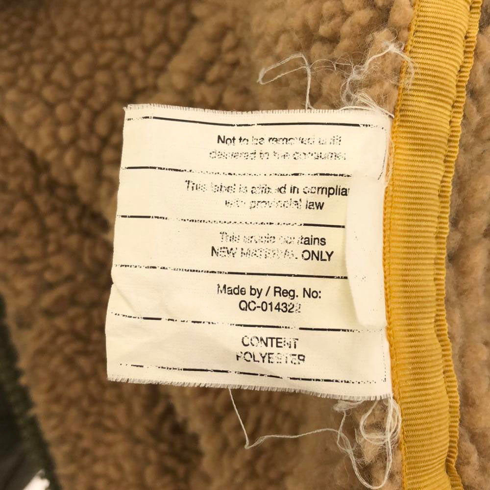 patagonia パタゴニア 68095 キルティングジャケット カーキグリーン系 裏ボア アウトドア キッズ