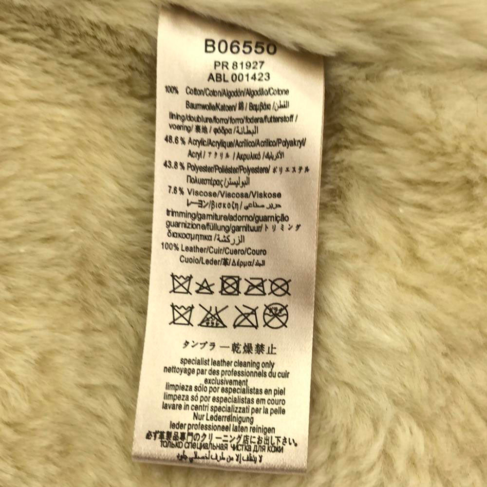 BURBERRY バーバリー ジップ コート 3Y/98cm ベージュ フェイクファー裏地付き キッズ