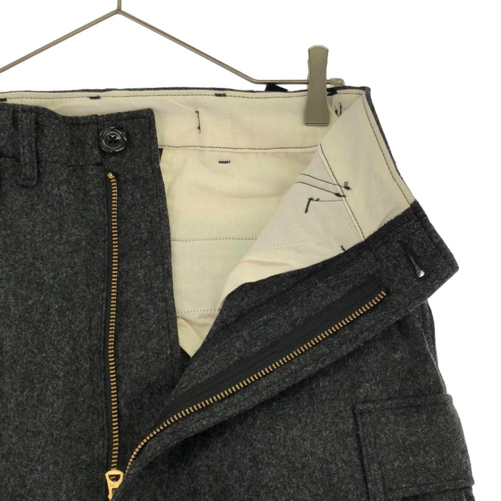 MASTER&CO. マスターアンドコー 日本製 裾絞り ウールパンツ XS グレー レディース