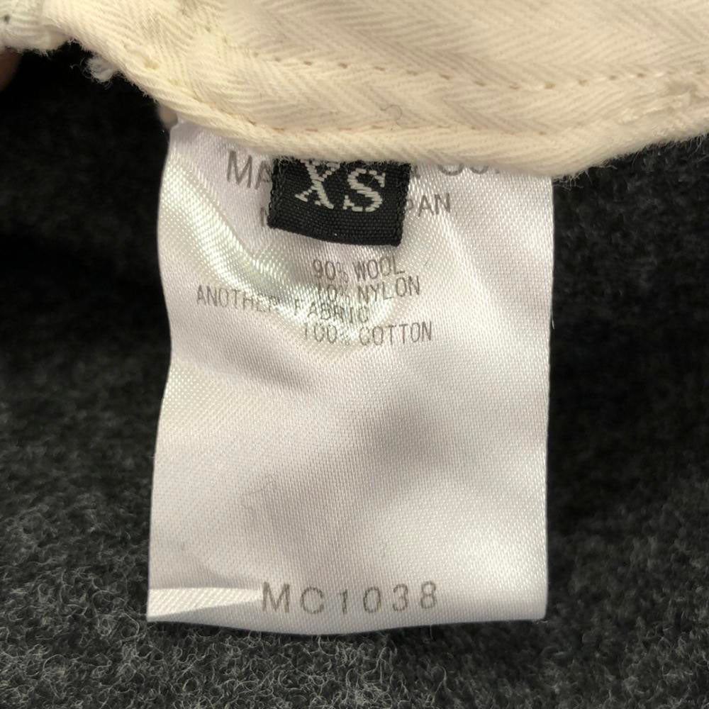 MASTER&CO. マスターアンドコー 日本製 裾絞り ウールパンツ XS グレー レディース