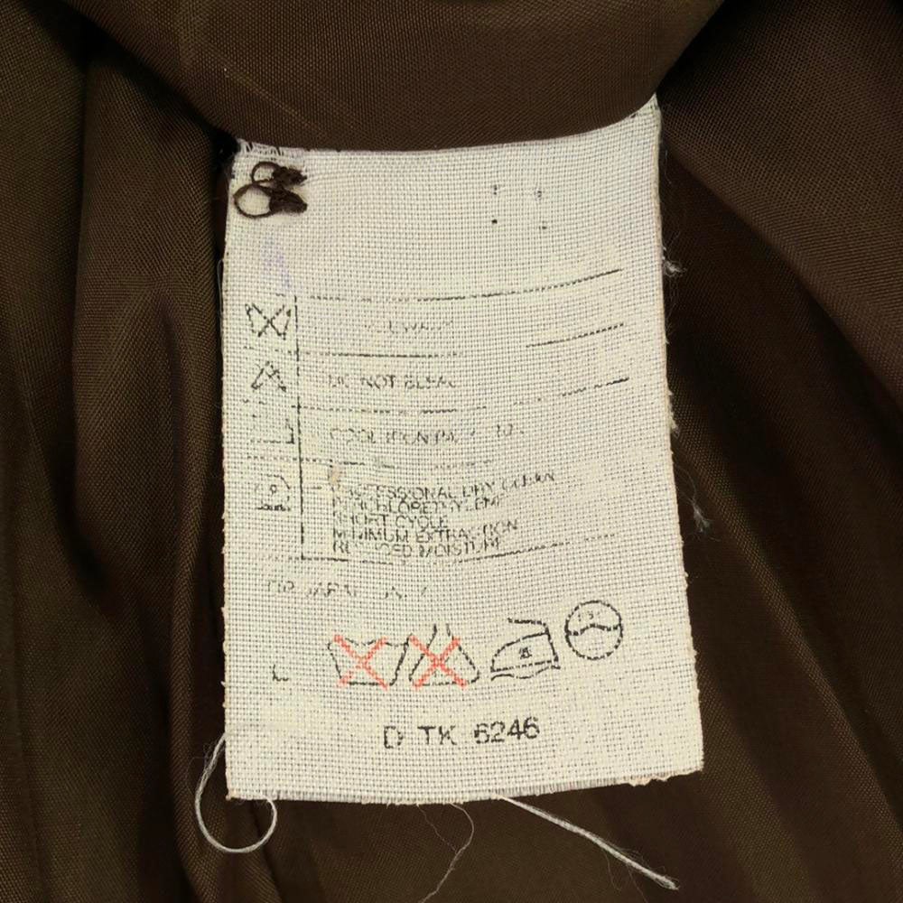 MANI マーニ イタリア製 ヘリンボーン柄 パンツスーツ 上下 セットアップ 40 ベージュ系 肩パット入り レディース