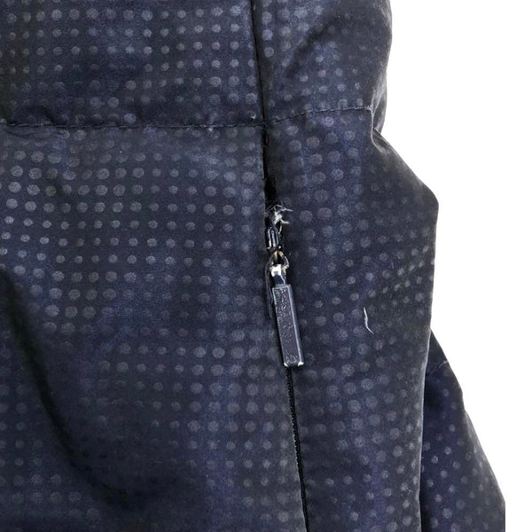アルマーニ エクスチェンジ ドット柄 ダウンコート S ネイビー ARMANI 
