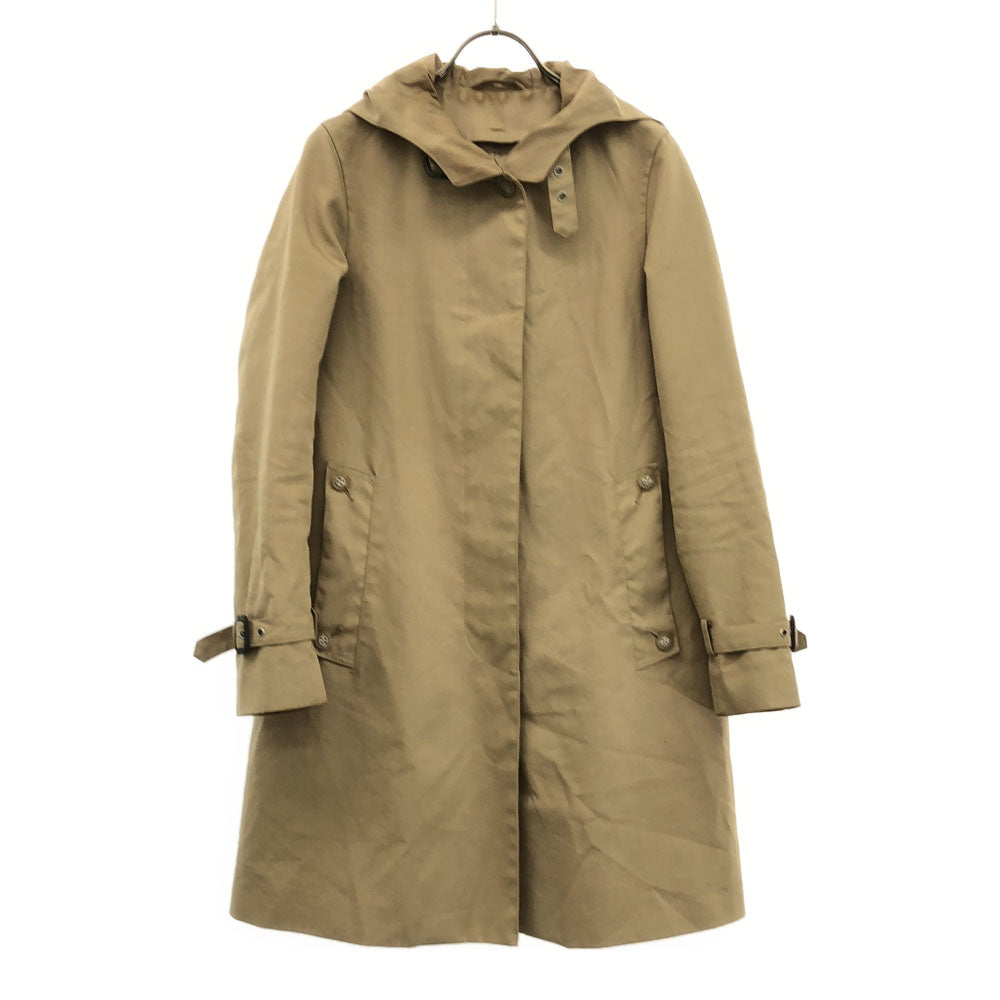 Traditional Weatherwear トラディショナルウェザーウェア フーデッド コート 32 ベージュ レディース