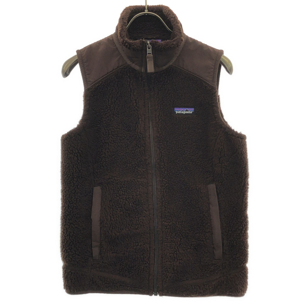 patagonia パタゴニア 23081FA14 フリース ベスト S ブラウン アウトドア 裏メッシュ レディース