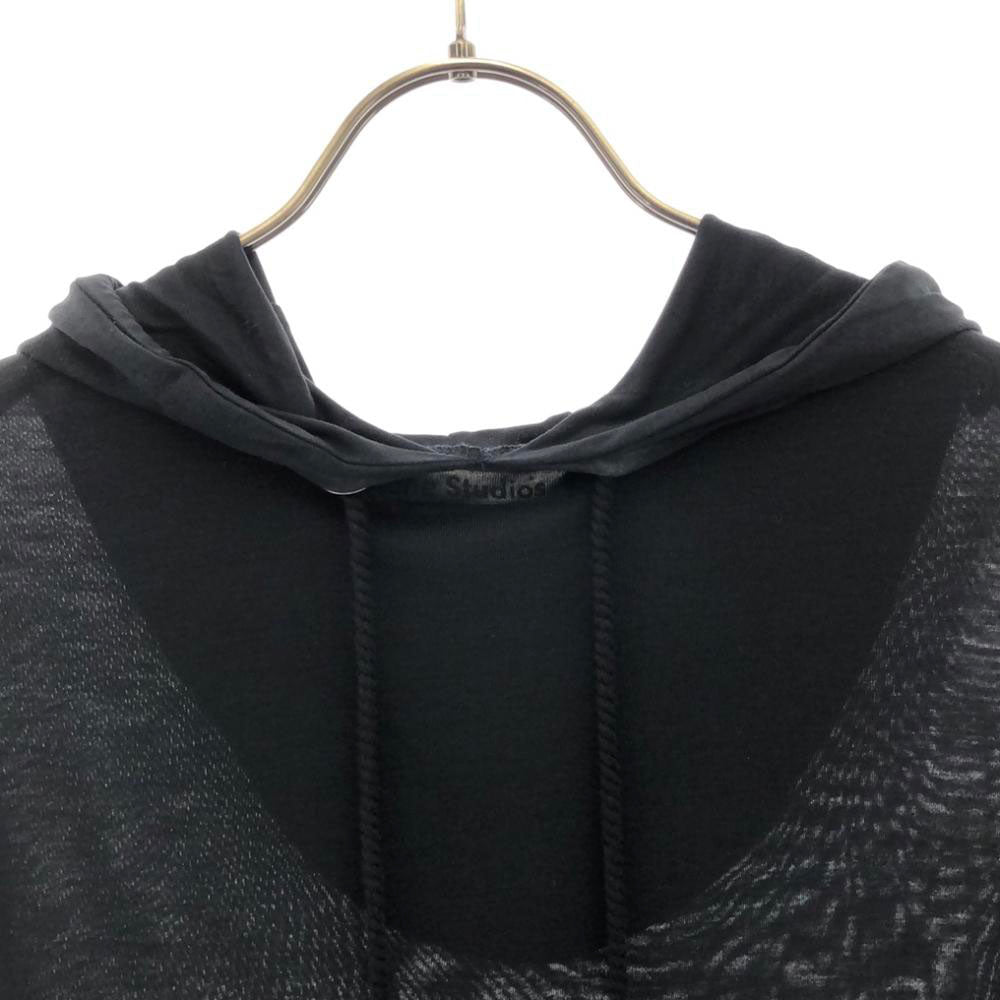 ACNE STUDIOS アクネストゥディオズ 長袖 フード付き ワンピース XXS ブラック レディース