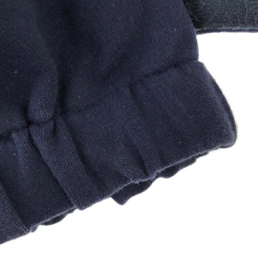 Name. ネーム プリント 長袖 スウェット ジップジャケット L ネイビー バックプリント メンズ