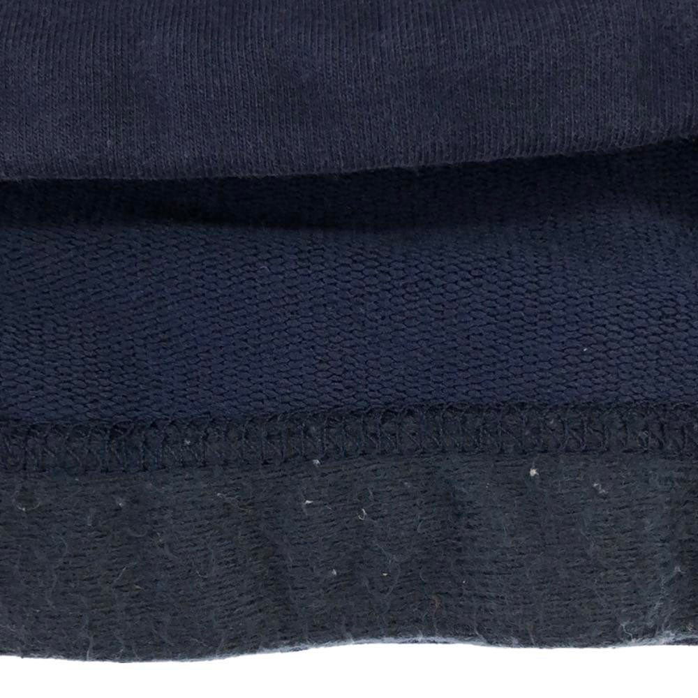 Name. ネーム プリント 長袖 スウェット ジップジャケット L ネイビー バックプリント メンズ