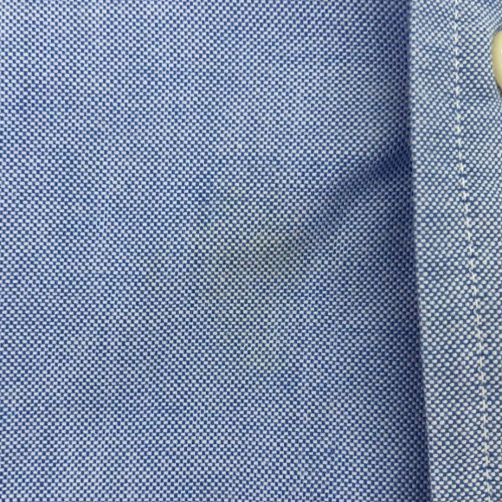 ポロバイラルフローレン 80s USA製 緑タグ ヴィンテージ ボーイズ ロゴ刺繍 長袖 オックスフォード ボタンダウンシャツ 20 ブルー Polo by Ralph Lauren メンズ