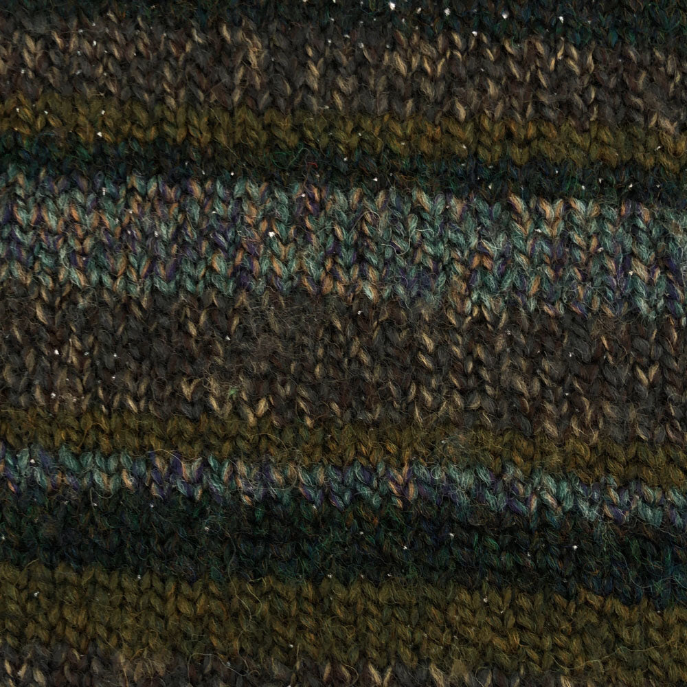 Bonner of Ireland ボナーオブアイルランド 80s 90s ウール オールド ボーダー 長袖 クルーネック ニット L グリーン系 セーター メンズ