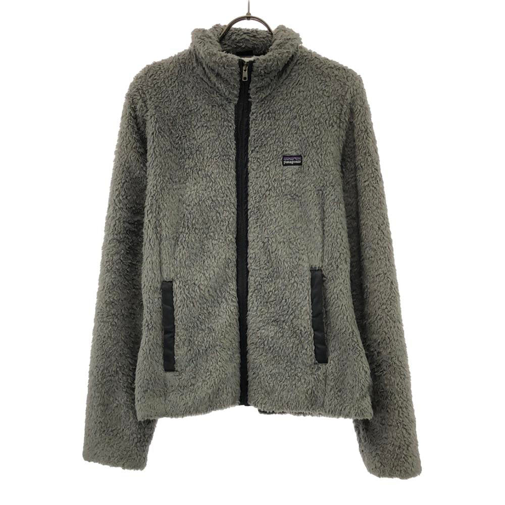 patagonia パタゴニア 25595FA12 ジップ ボアジャケット M グレー アウトドア プードルファー レディース