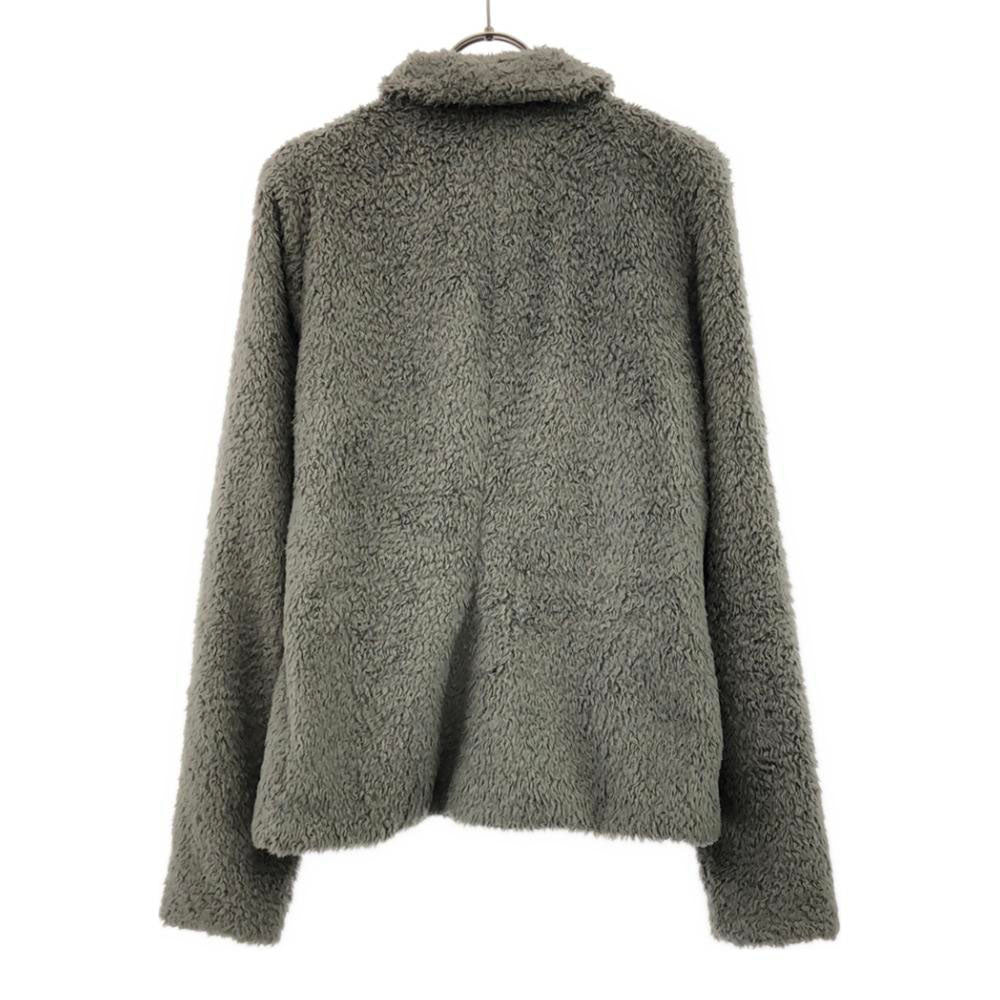 patagonia パタゴニア 25595FA12 ジップ ボアジャケット M グレー アウトドア プードルファー レディース