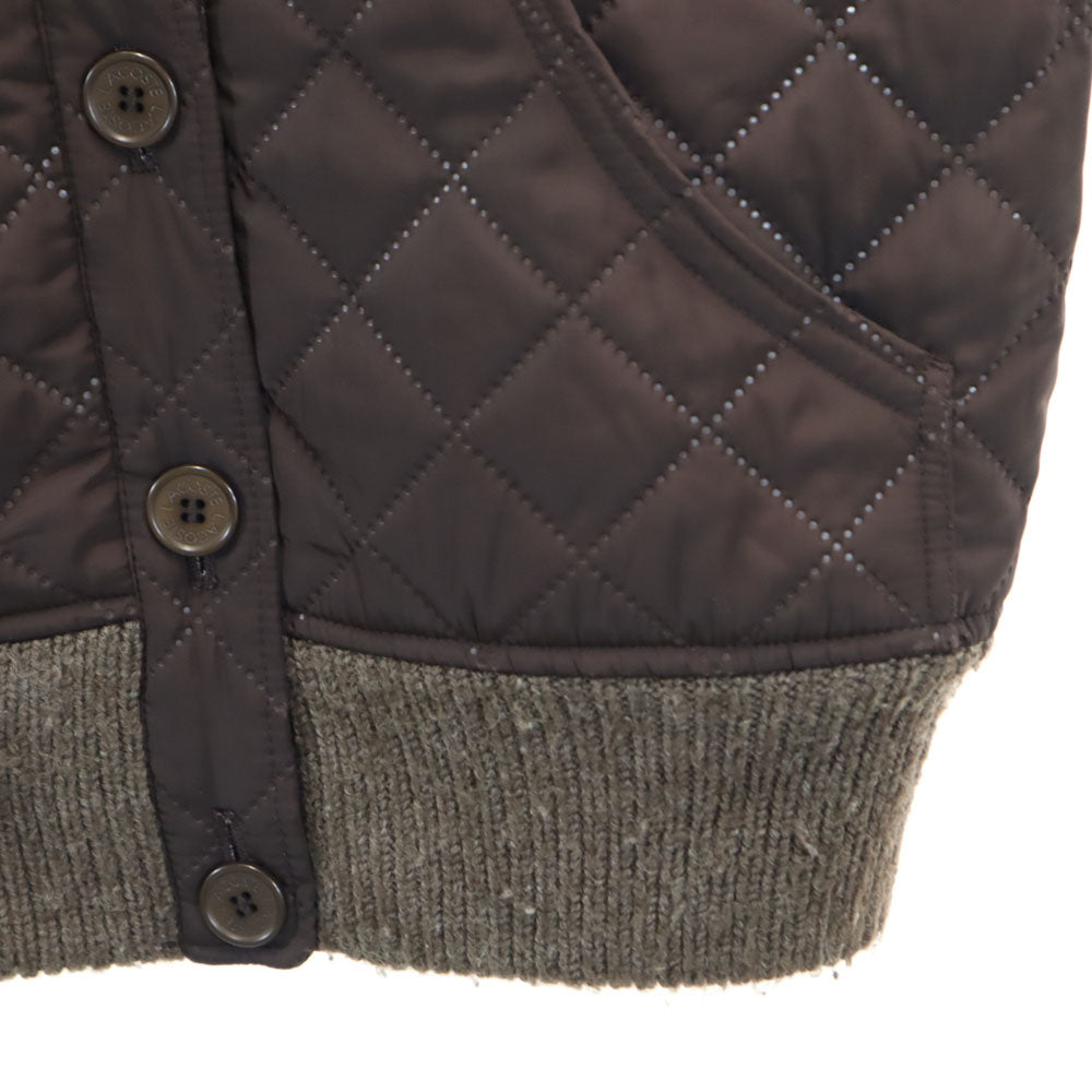 LACOSTE ラコステ キルティングジャケット 40 ブラウン ブルゾン レディース