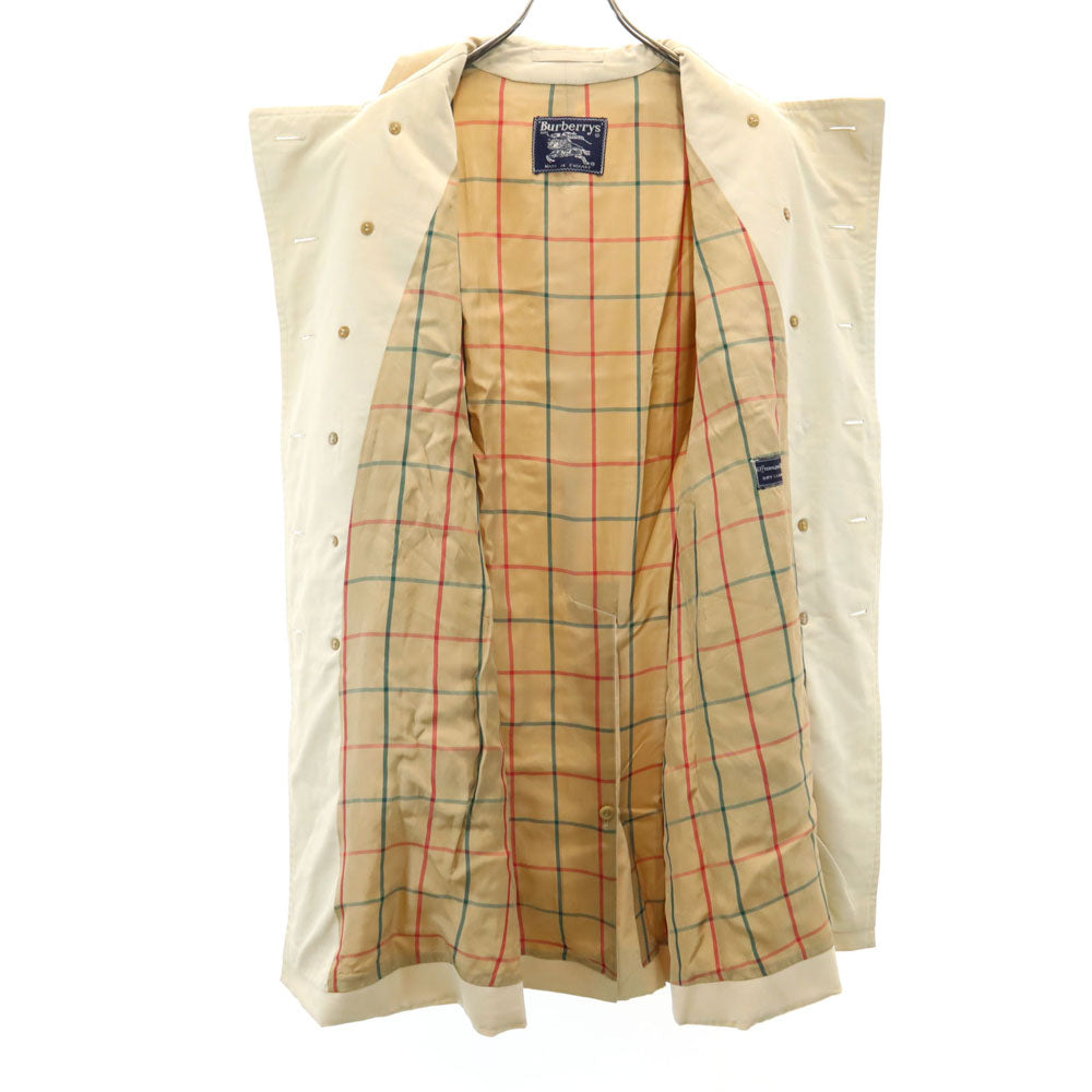 Burberrys バーバリーズ 90s 英国製 オールド トレンチコート ベージュ 裏チェック柄 レディース
