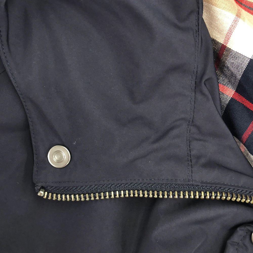 MACKINTOSH PHILOSOPHY マッキントッシュフィロソフィー 三陽商会 ジップジャケット 38 ネイビー フード付 メンズ