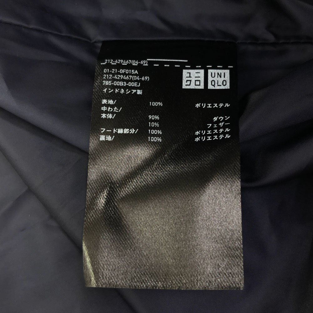 UNIQLO ユニクロ 未使用 シームレスダウンショート コート S ネイビー レディース