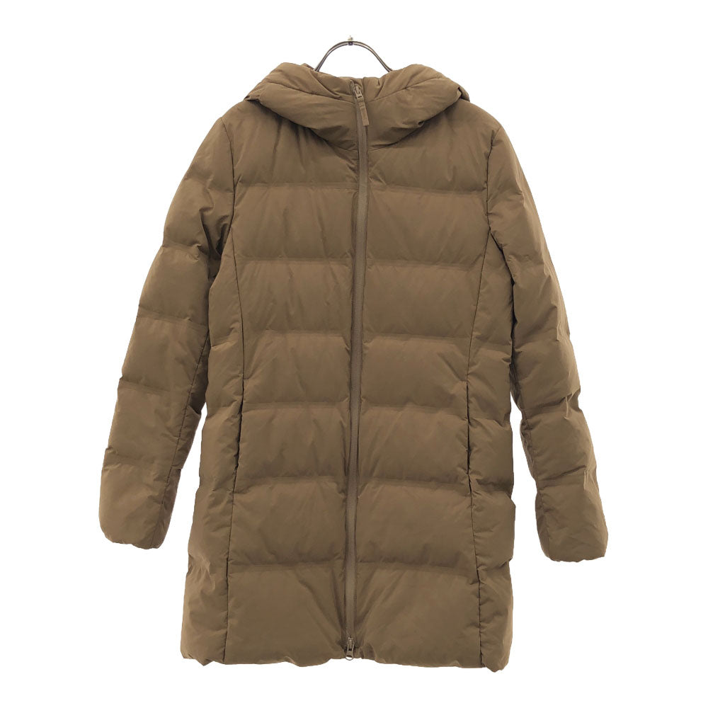 UNIQLO ユニクロ シームレスダウンショート コート M キャメル系 レディース