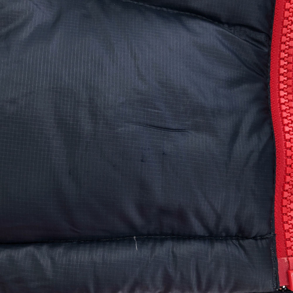 コロンビア RN69724 ロゴ刺繍 長袖 ダウンジャケット M ネイビー Columbia アウトドア レディース