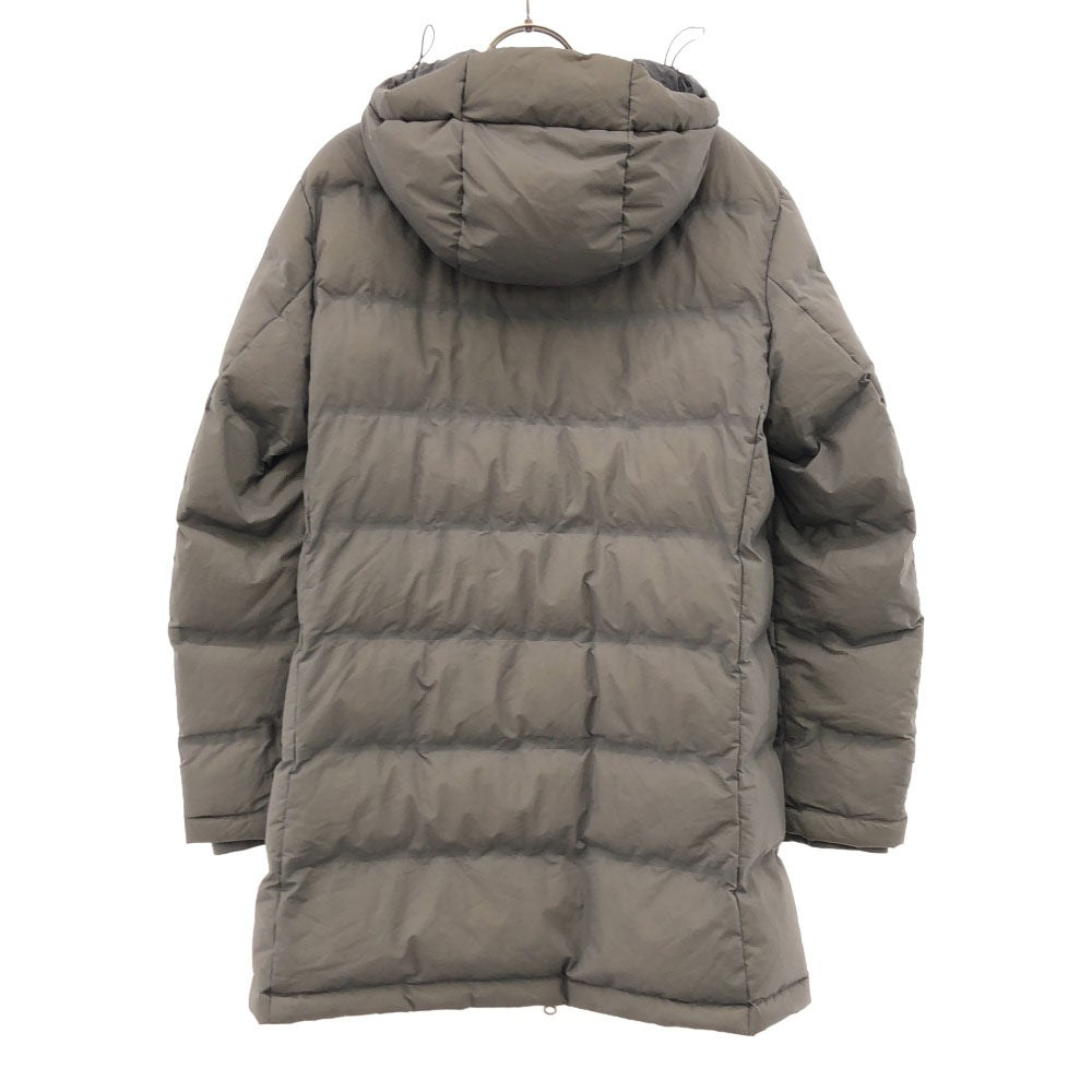UNIQLO ユニクロ シームレス ダウンジャケット S グレー ダブルジップ メンズ
