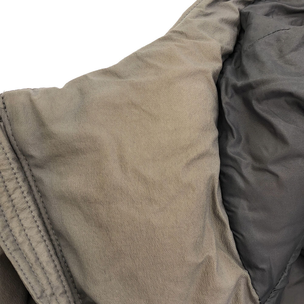 UNIQLO ユニクロ シームレス ダウンジャケット S グレー ダブルジップ メンズ