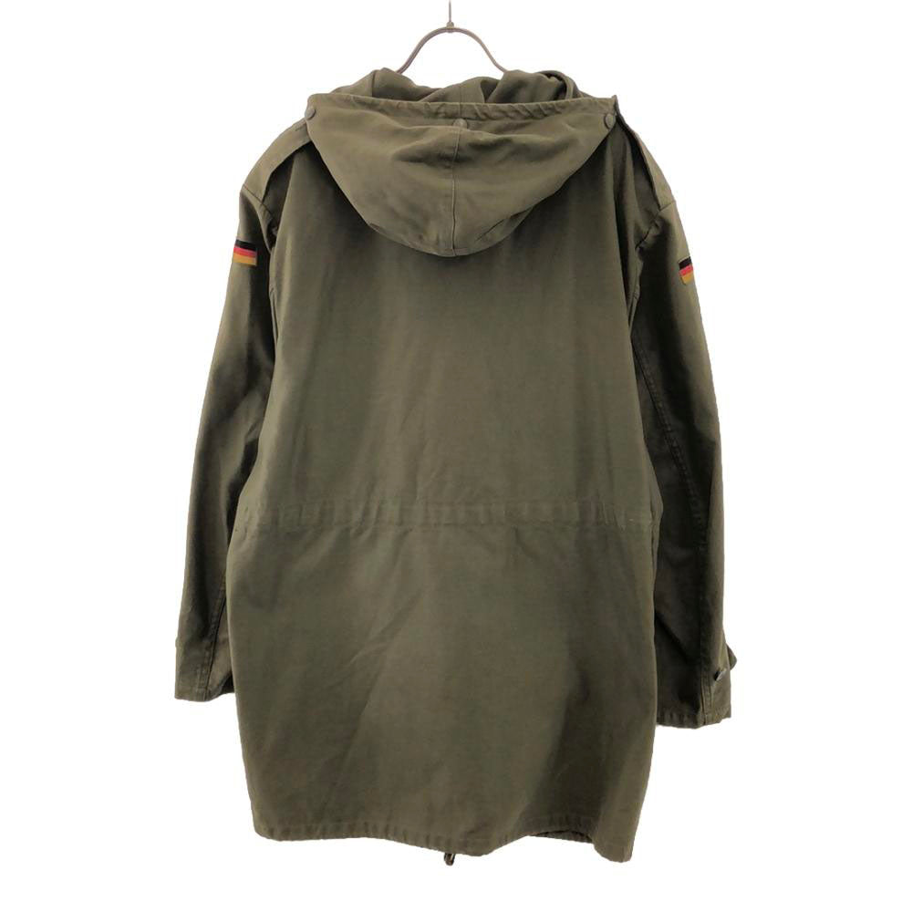 GERMAN MILITARY ドイツ軍 80s ヴィンテージ フード付 ミリタリージャケット 170/180-100 カーキ メンズ