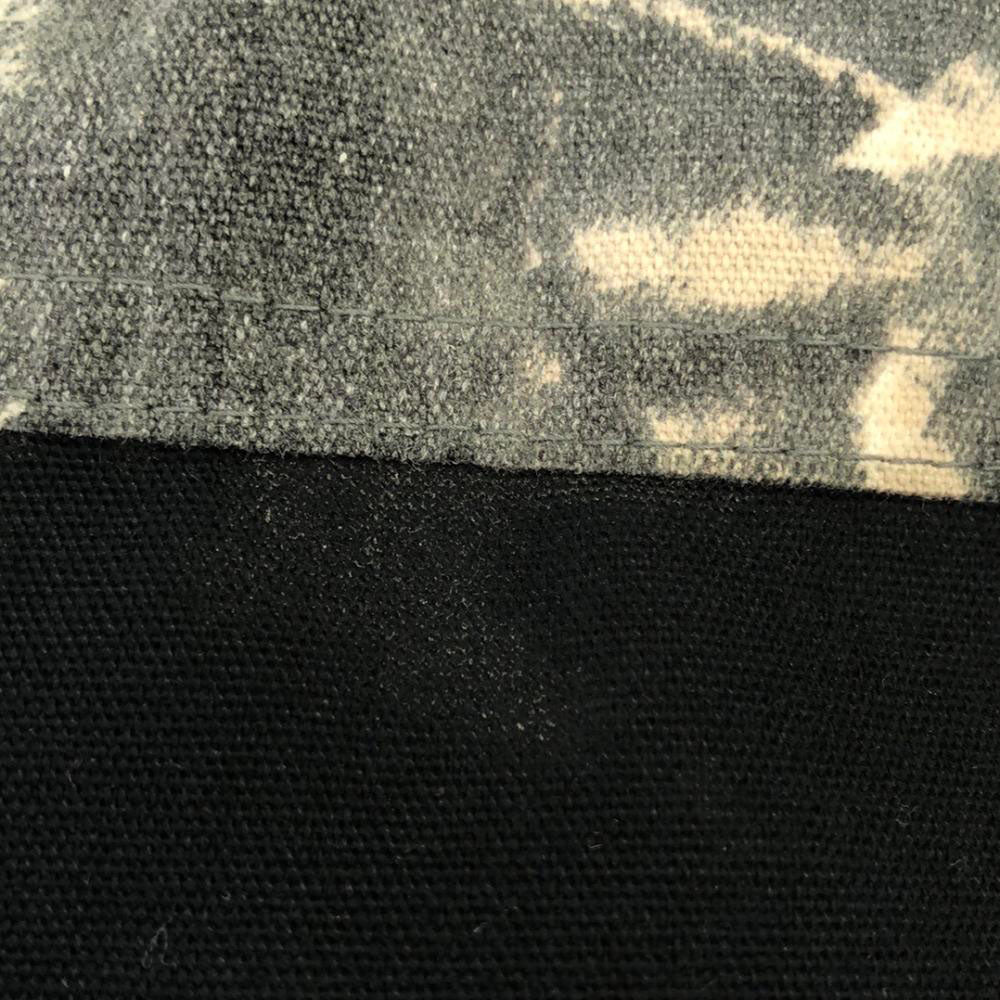 Columbia コロンビア PM3408 ボタニカル柄 フーディジャケット M ブラック×グレー系 アウトドア 裏フリース 中綿 メンズ