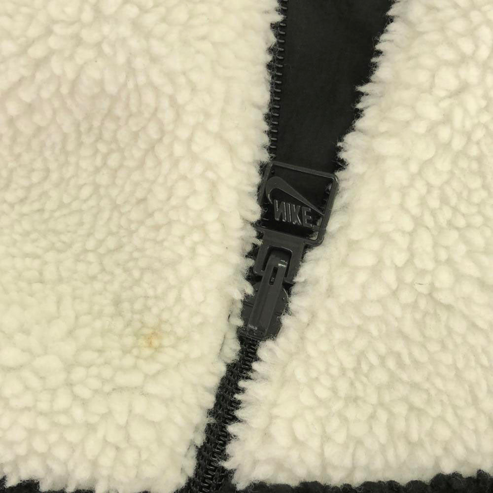 ナイキ ビッグスウッシュ リバーシブル ボアジャケット L ブラック NIKE ブルゾン メンズ