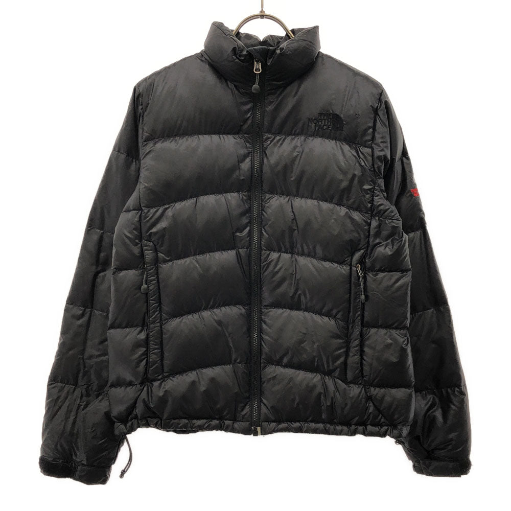 ザノースフェイス NDW18803 ロゴ刺繍 スタンドカラー ダウンジャケット M ブラック THE NORTH FACE アウトドア レディース