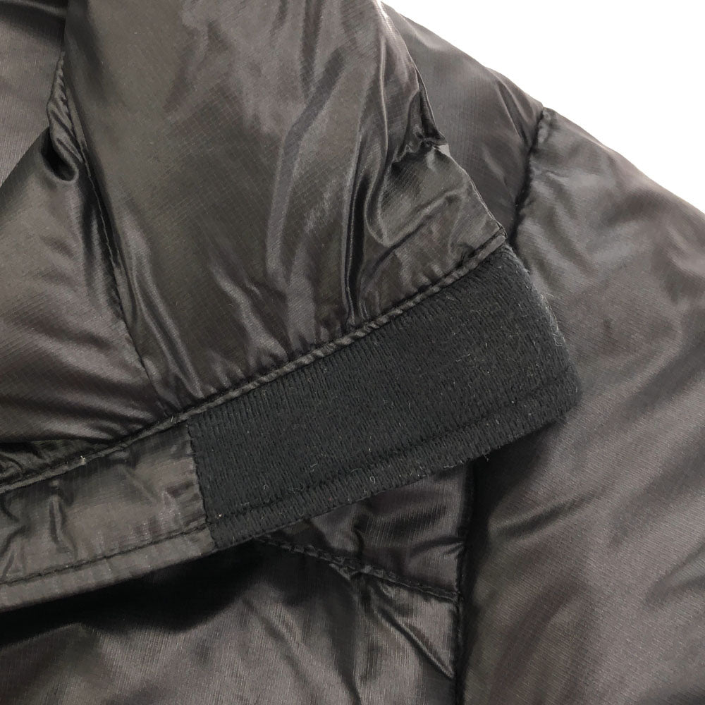 ザノースフェイス NDW18803 ロゴ刺繍 スタンドカラー ダウンジャケット M ブラック THE NORTH FACE アウトドア レディース