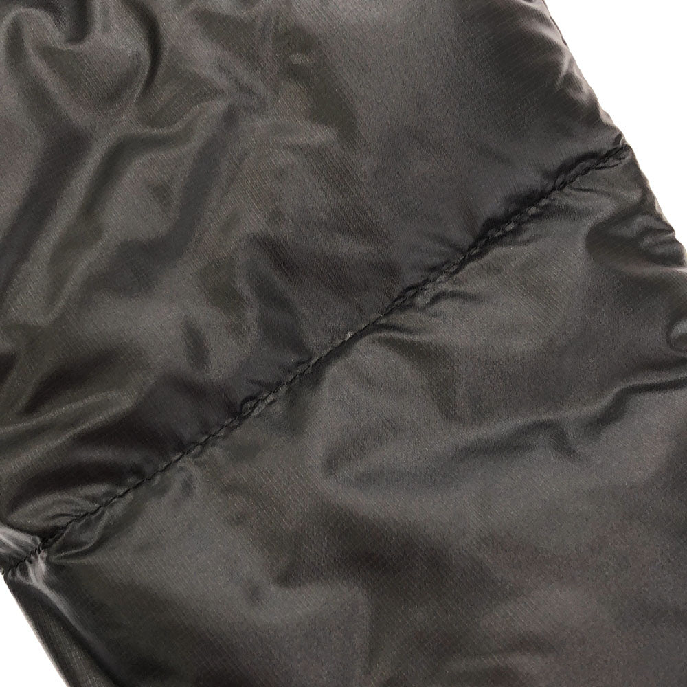 ザノースフェイス NDW18803 ロゴ刺繍 スタンドカラー ダウンジャケット M ブラック THE NORTH FACE アウトドア レディース