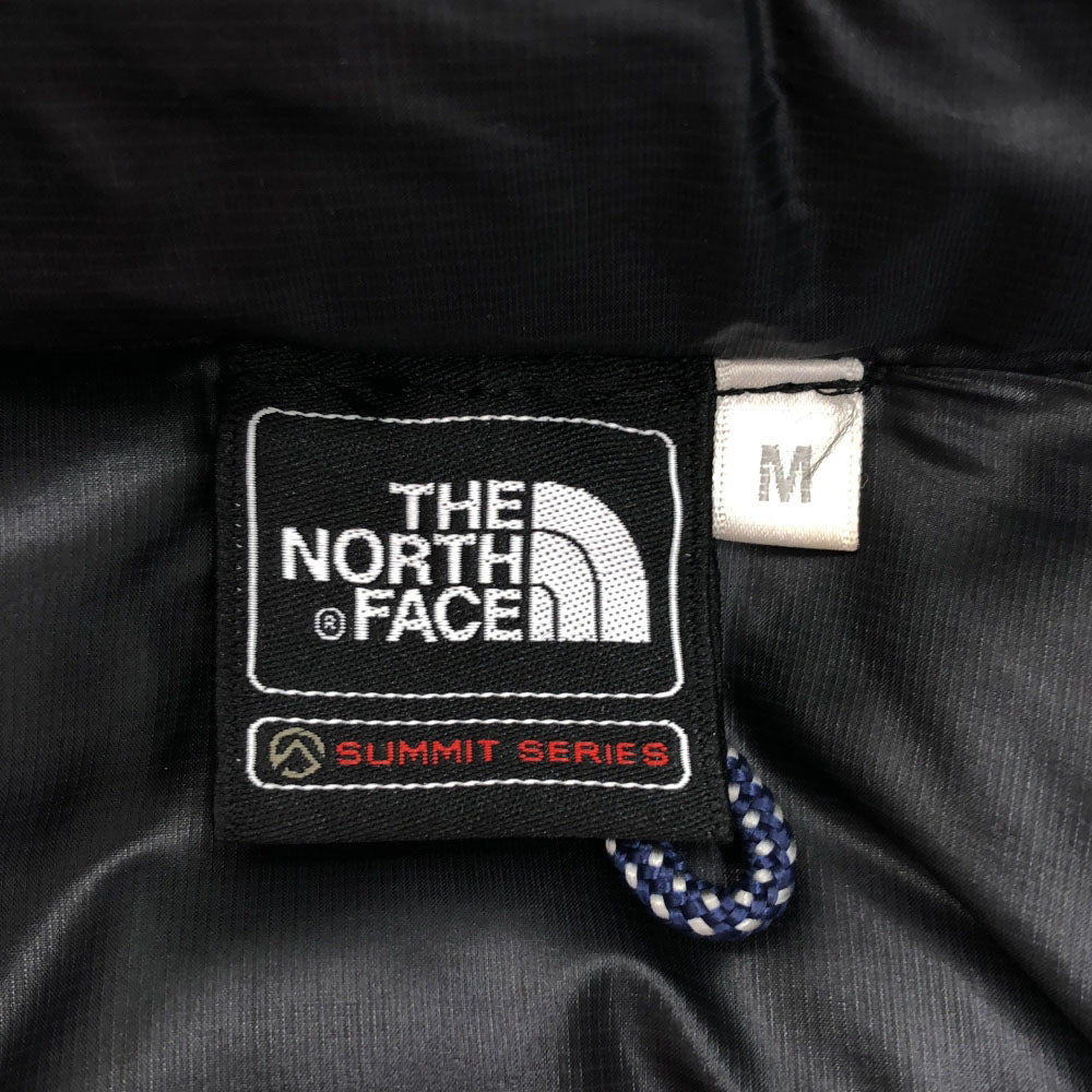 ザノースフェイス NDW18803 ロゴ刺繍 スタンドカラー ダウンジャケット M ブラック THE NORTH FACE アウトドア レディース
