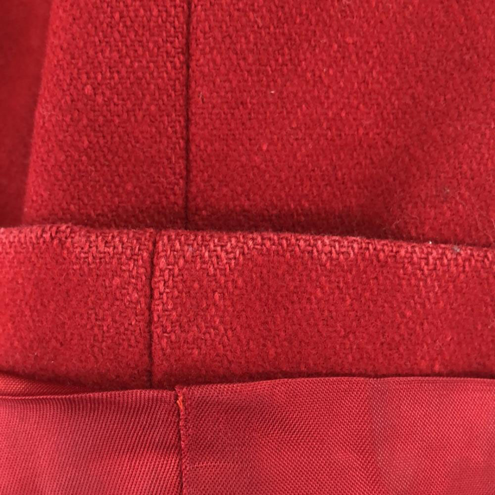 Calvin klein カルバンクライン 90s USA製 ウールブレンド オールド ピーコート S レッド レディース