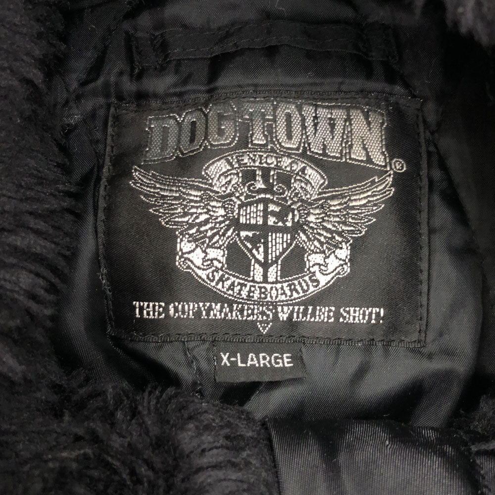 DOGTOWN ドッグタウン フード付 中綿コート X-LARGE ブラック メンズ
