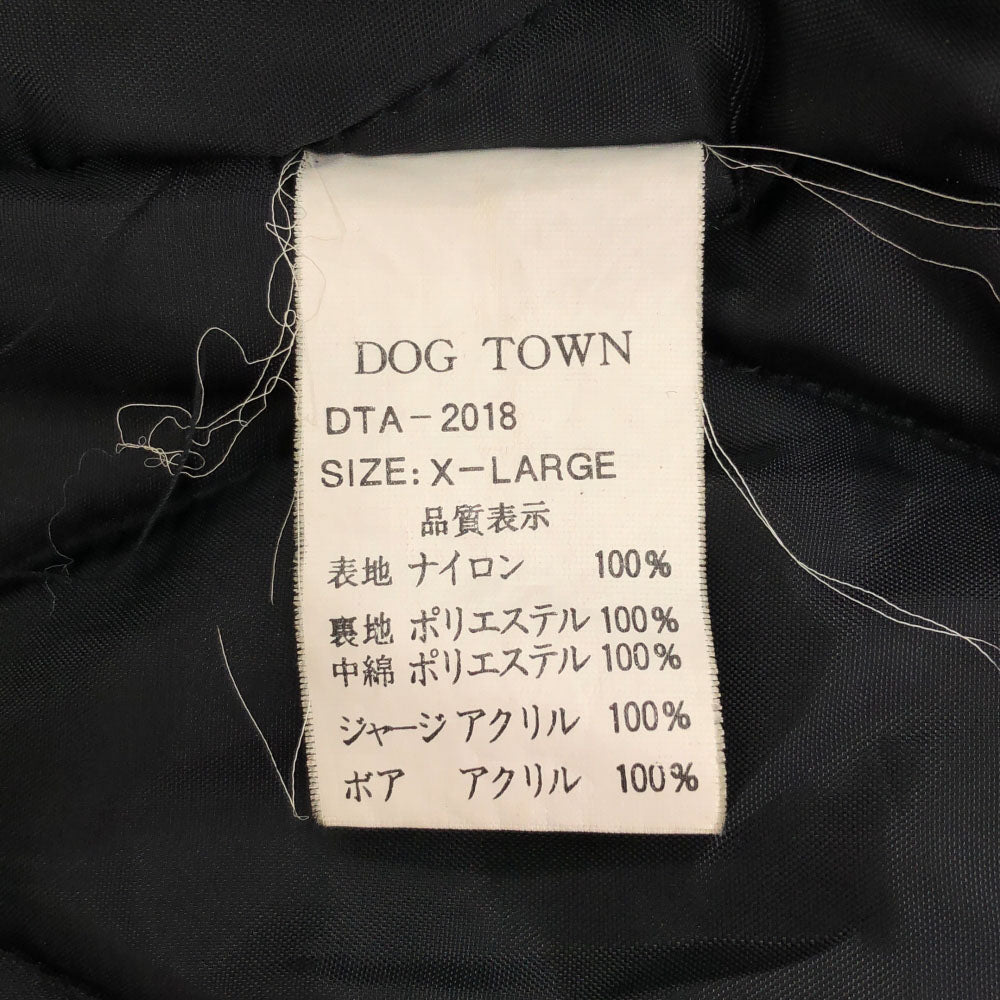 DOGTOWN ドッグタウン フード付 中綿コート X-LARGE ブラック メンズ