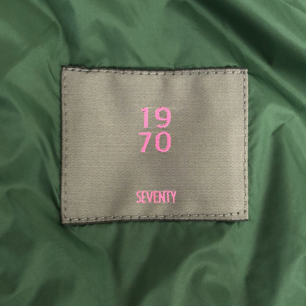 SEVENTY ナインティーンセブンティ フード付き 中綿ジャケット TG40 グリーン レディース