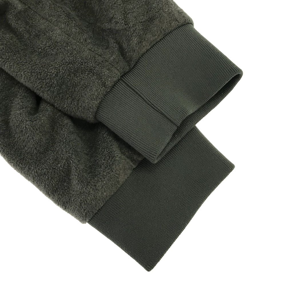 mila schon ミラショーン 90s 日本製 オールド ロゴ刺繍 スタンドカラー フリース コート L グレー メンズ