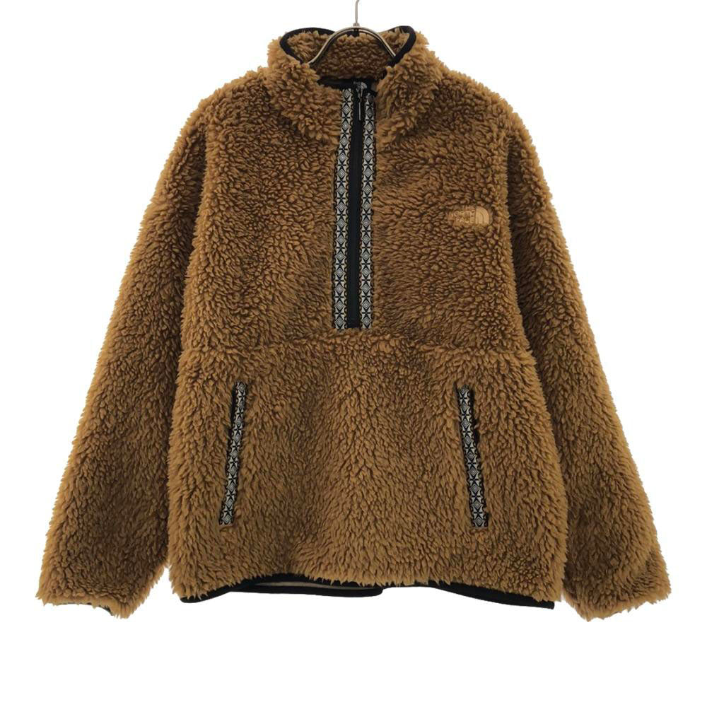 THE NORTH FACE ザノースフェイス NA72035 チロリアンテープ プリマロフト ボアジャケット S ブラウン アウトドア 裏地付き ハーフジップ メンズ
