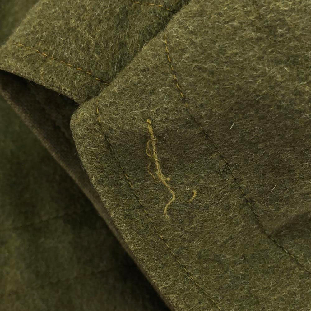 Bruno Magli ブルーノマリ イタリア製 ワッペン ウールジャケット M カーキ系 レディース