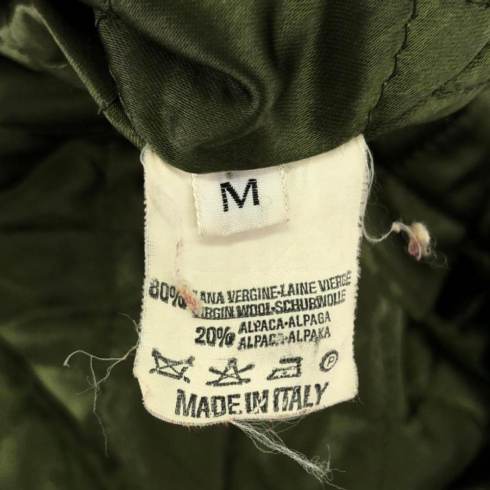 Bruno Magli ブルーノマリ イタリア製 ワッペン ウールジャケット M カーキ系 レディース