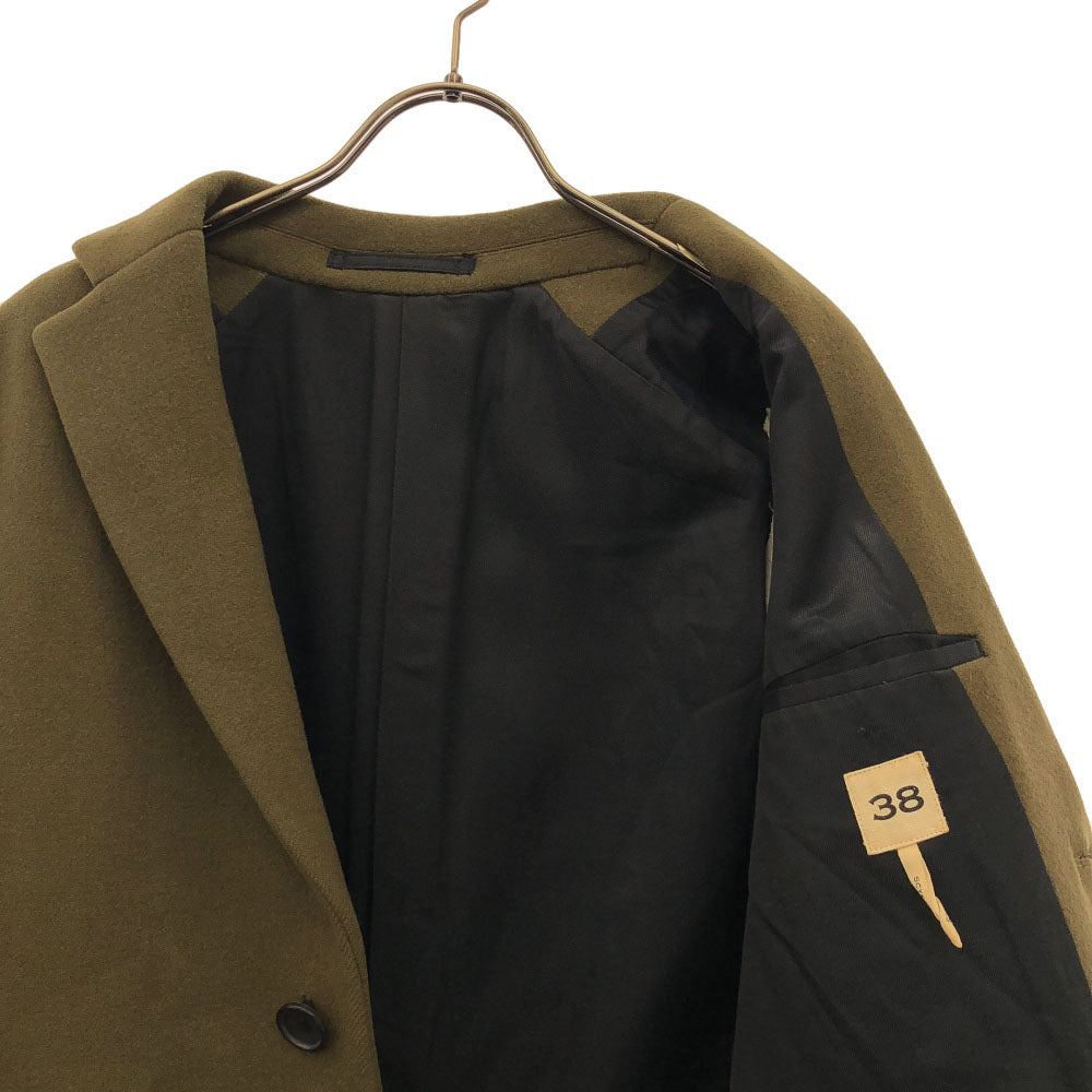 SCYE BASICS サイベーシックス 日本製 ウール100% チェスターコート 38 カーキ レディース
