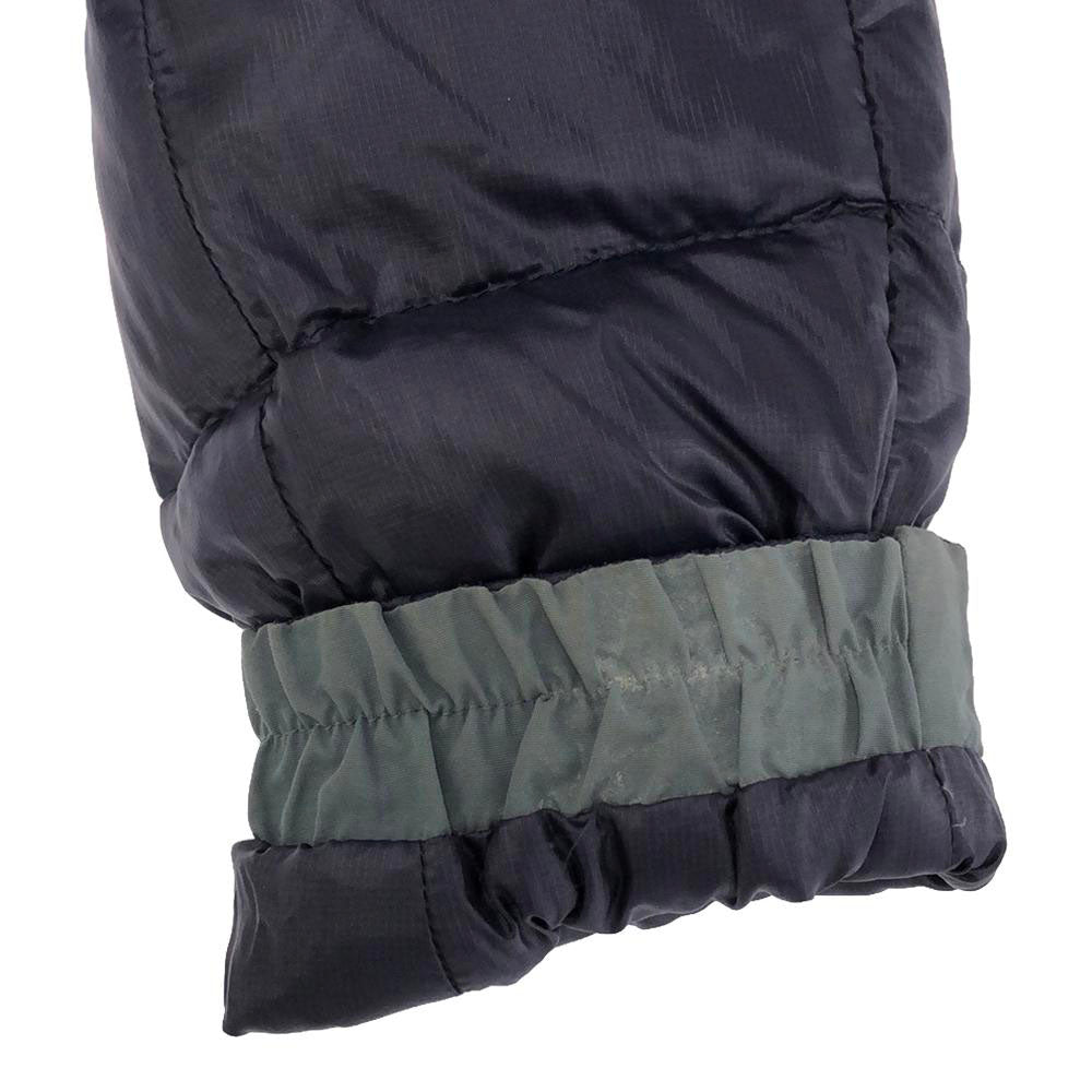 マーモット ロゴ刺繍 ダウンジャケット M ネイビー系 MARMOT アウトドア メンズ