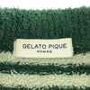 ジェラートピケオム ボーダー 長袖 ルームウェア 上下 セットアップ Ｍ グリーン系 GELATO PIQUE HOMME ジェラピケ PMNT231926 アヒル メンズ